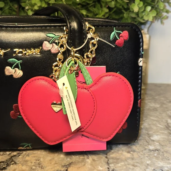 Betsey Johnson Cherry Charm Handbag - Picture 4 of 9